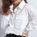 Camisa Over Mirela Loja Palacius Branco P