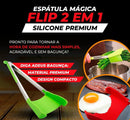 Espátula Mágica Flip 2 em 1 - Silicone Premium - Loja FT