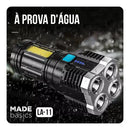 Lanterna LED 4 núcleos Super Potente - Loja FT