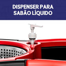 Mop Giratório Com Cesto Em Inox C/2 Refil e Dispense Para Sabão - Loja FT