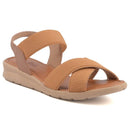 Sandália Ortopédica® Sandália Usaflex Elástico com absorção de impacto- Frete grátis Loja Palacius Bege 33