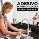 Adesivo Marmorizado para Decoração de Cozinha, Pias, Armários e Escritórios - Loja FT