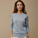 Blusa Cashmere Levize Loja Palacius Azul M 