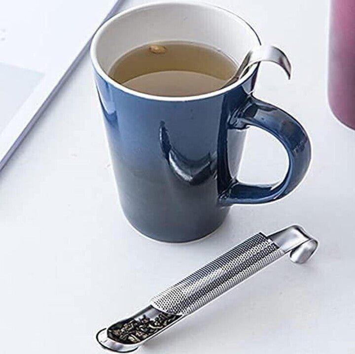 Infusor de Chá Pipe - Infusor de Chá do tipo Bastão em Aço Inox - Loja FT