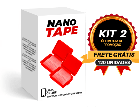 NanoTape - Fita Dupla Face para Decoração de Objetos - Loja FT