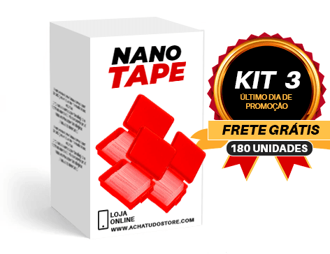 NanoTape - Fita Dupla Face para Decoração de Objetos - Loja FT