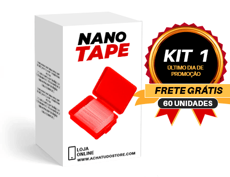 NanoTape - Fita Dupla Face para Decoração de Objetos - Loja FT