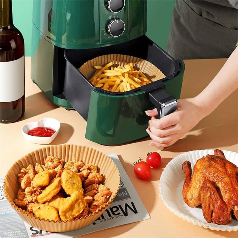 Papel Antiaderente para Airfryer - 50 unidades - Loja FT