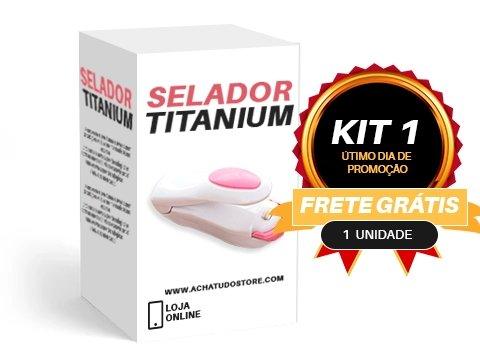 Selador Titanium - Mini Selador Portátil para Comida - Loja FT